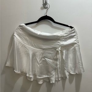 princess polly GIBBS MINI SKIRT WHITE